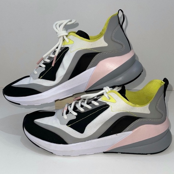 Pre-Owned Fabletics Echo Performance Colorful Sneakers Light Weight Shoes Sz 7.5 - Picture 4 of 7